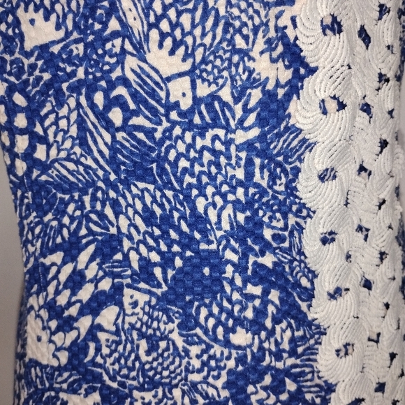 LILLY PULITZER BLUE FISH DRESS - Picture 5 of 10